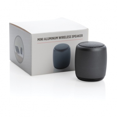 Logotrade advertising products photo of: Mini aluminium wireless speaker