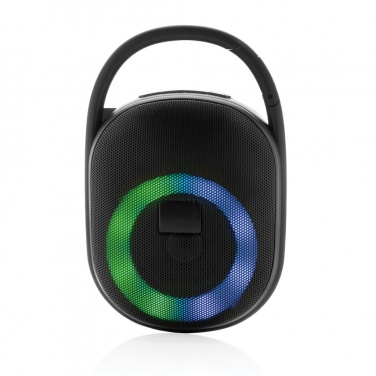 Logo trade promotional gifts image of: RCS recycled plastic Lightboom 5W Clip speaker