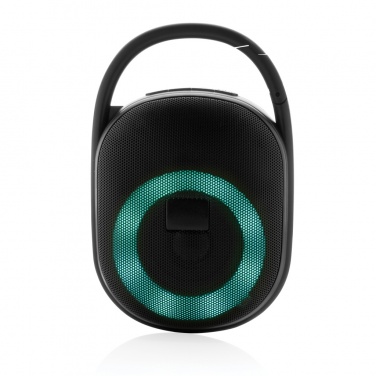 Logotrade promotional merchandise photo of: RCS recycled plastic Lightboom 5W Clip speaker