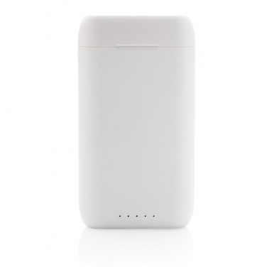 Logotrade business gifts photo of: Liberty TWS earbuds with 5.000 mAh powerbank