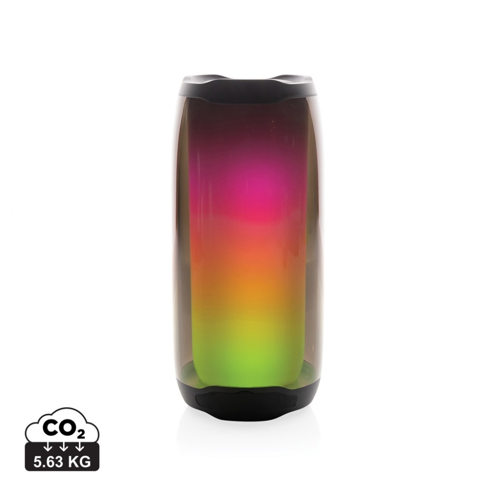 Logotrade advertising product picture of: RCS recycled plastic Lightboom 10W speaker
