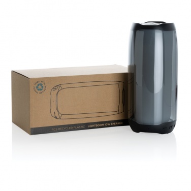 Logotrade promotional giveaways photo of: RCS recycled plastic Lightboom 10W speaker