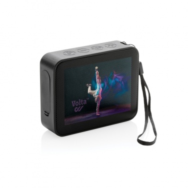 Logo trade promotional products image of: Urban Vitamin Vallejo RCS rplastic 3W speaker IPX 7