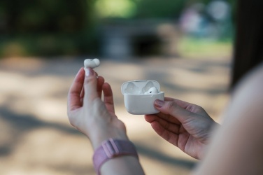 Logotrade promotional giveaway picture of: RCS recycled plastic Liberty Pro wireless earbuds