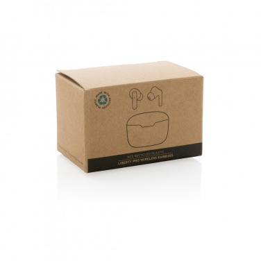 Logotrade advertising products photo of: RCS recycled plastic Liberty Pro wireless earbuds