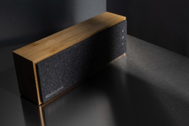 Logo trade advertising products image of: Wynn 10W bamboo wireless speaker