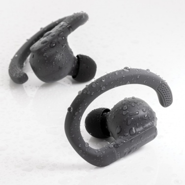Logo trade corporate gift photo of: Urban Vitamin Pacifica RCS rplastic earbuds