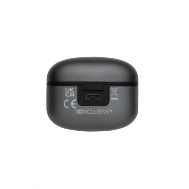 Logotrade promotional item image of: Terra RCS recycled aluminium wireless earbuds