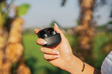 Logotrade promotional gift picture of: Terra RCS recycled aluminium wireless earbuds