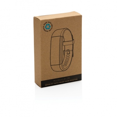 Logo trade corporate gifts image of: RCS recycled TPU Sense Fit with heart rate monitor
