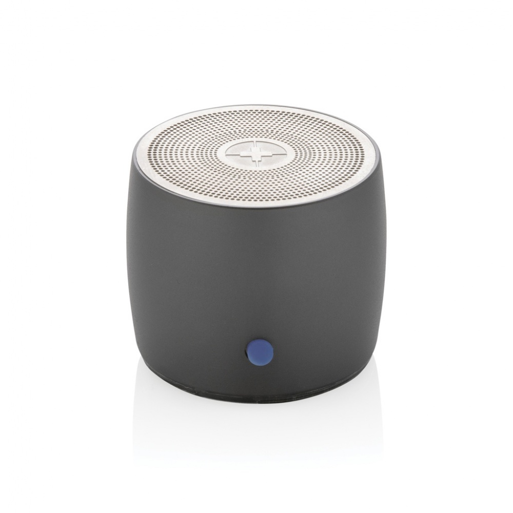 Logotrade advertising product image of: Swiss Peak RCS recycled aluminum 3W bass speaker