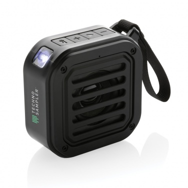 Logotrade promotional product image of: 3W RCS recycled plastic wireless sunwave solar speaker