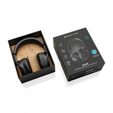 Logotrade promotional gift picture of: Irvine RCS recycled and repairable ANC wireless headphone