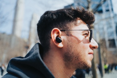Logo trade promotional gifts picture of: Lakewood RCS recycled and repairable wireless earbuds
