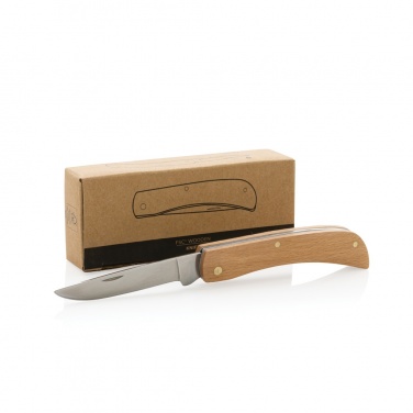 Logo trade promotional merchandise picture of: Wooden knife