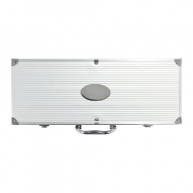 Logo trade corporate gifts picture of: 12 pcs barbecue set in aluminium box