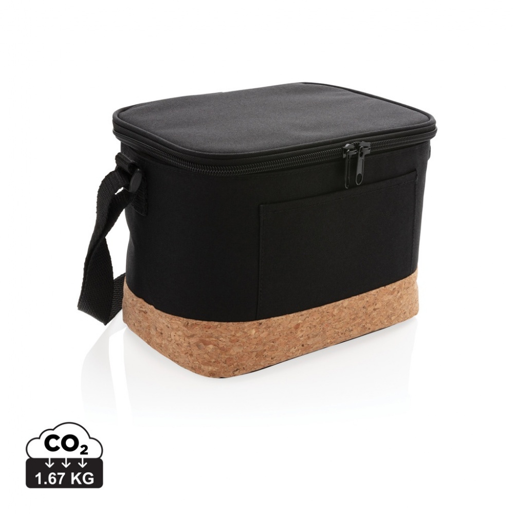 Logotrade advertising products photo of: Two tone cooler bag with cork detail