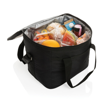 Logo trade promotional items picture of: Pedro AWARE™ RPET deluxe cooler bag with 5W solar panel
