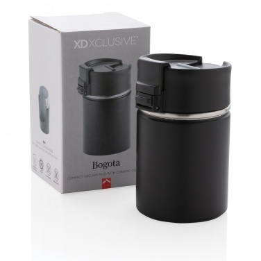 Logo trade promotional merchandise image of: Bogota compact vacuum mug with ceramic coating