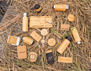 Logo trade promotional item photo of: Bamboo tumbler