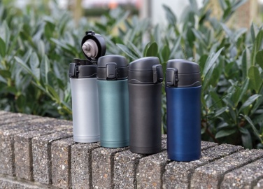Logotrade corporate gift image of: Metallic easy lock vacuum mug