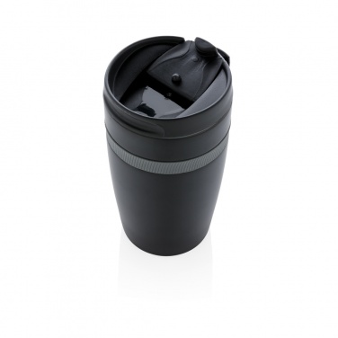 Logo trade business gifts image of: Sierra leak proof vacuum coffee tumbler