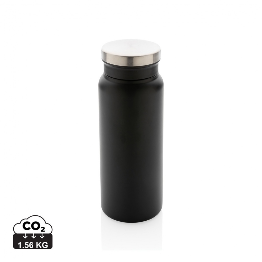 Logo trade promotional merchandise photo of: RCS Recycled stainless steel vacuum bottle 600ML