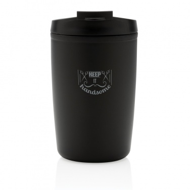 Logo trade corporate gifts image of: GRS Recycled PP tumbler with flip lid