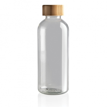 Logo trade promotional items picture of: RCS RPET bottle with bamboo lid