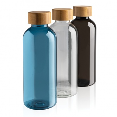 Logo trade promotional gifts image of: RCS RPET bottle with bamboo lid