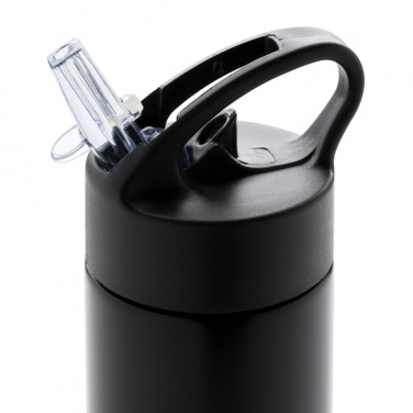 Logo trade promotional merchandise image of: Sport bottle with straw