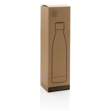 Logo trade promotional item photo of: RCS Recycled stainless steel solid vacuum bottle