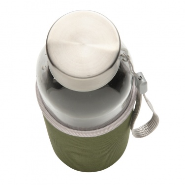 Logotrade advertising product picture of: Glass bottle with neoprene sleeve