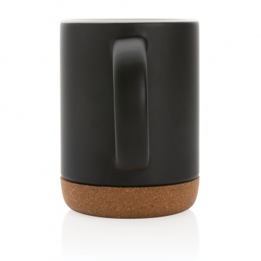 Logo trade advertising products image of: Ceramic mug with cork base 280ml