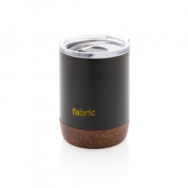 Logo trade promotional gift photo of: RCS Re-steel cork small vacuum coffee mug