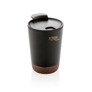 Logo trade promotional gifts image of: GRS RPP stainless steel cork coffee tumbler