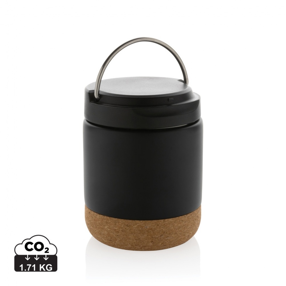 Logo trade promotional gifts image of: Savory RCS certified recycled stainless steel foodflask