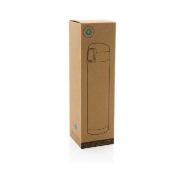 Logotrade promotional gift image of: RCS Re-steel easy lock vacuum flask