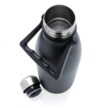 Logotrade promotional gift picture of: RCS Recycled stainless steel large vacuum bottle 1.5L