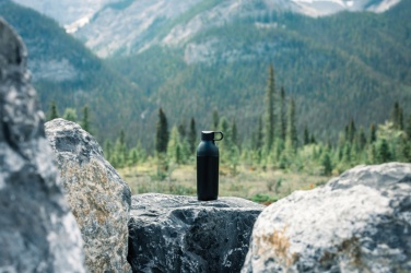 Logotrade promotional product picture of: Flow RCS recycled stainless steel vacuum bottle