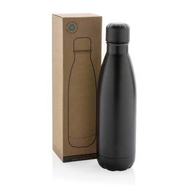 Logotrade promotional merchandise image of: Eureka RCS certified re-steel single wall water bottle