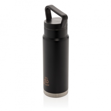 Logotrade promotional gift picture of: Leakproof vacuum on-the-go bottle with handle