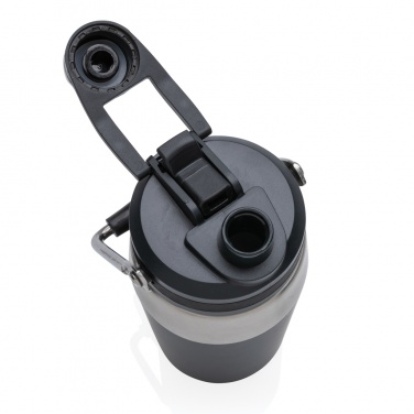 Logo trade promotional gifts image of: Vacuum stainless steel dual function lid bottle 500ml