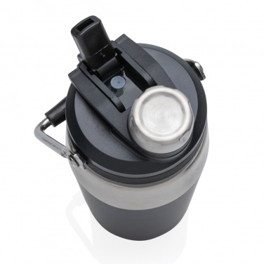 Logo trade corporate gifts picture of: Vacuum stainless steel dual function lid bottle 500ml