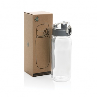 Logo trade advertising products picture of: Yide RCS Recycled PET leakproof lockable waterbottle 600ml