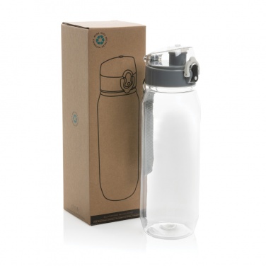 Logotrade promotional item image of: Yide RCS Recycled PET leakproof lockable waterbottle 800ml