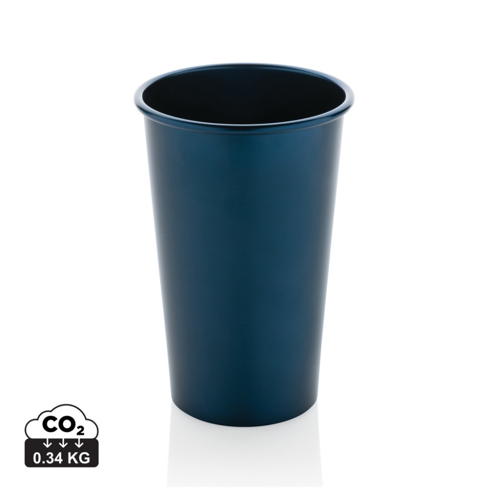Logotrade promotional product picture of: Alo RCS recycled aluminium lightweight cup 450ml