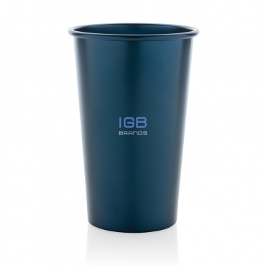 Logo trade promotional products picture of: Alo RCS recycled aluminium lightweight cup 450ml