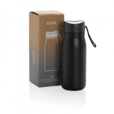 Logo trade corporate gifts image of: Avira Ain RCS Re-steel 150ML mini travel bottle