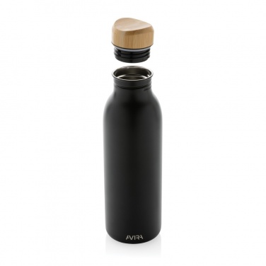 Logo trade promotional items image of: Avira Alcor RCS Re-steel single wall water bottle 600 ML